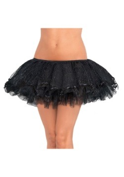 Women's Plus Size Black Shimmer Tutu