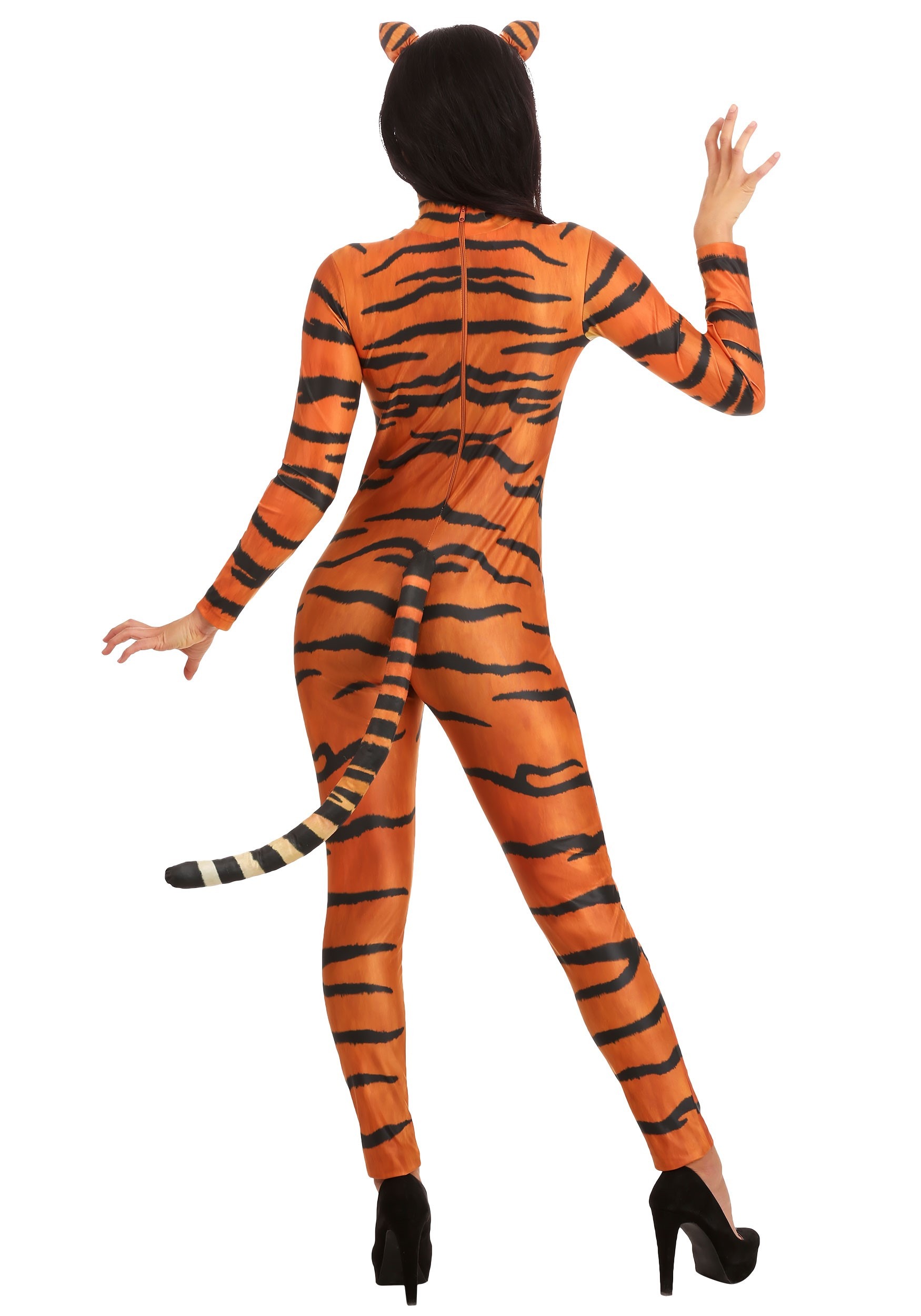 Bold Tiger Fancy Dress Costume For Women