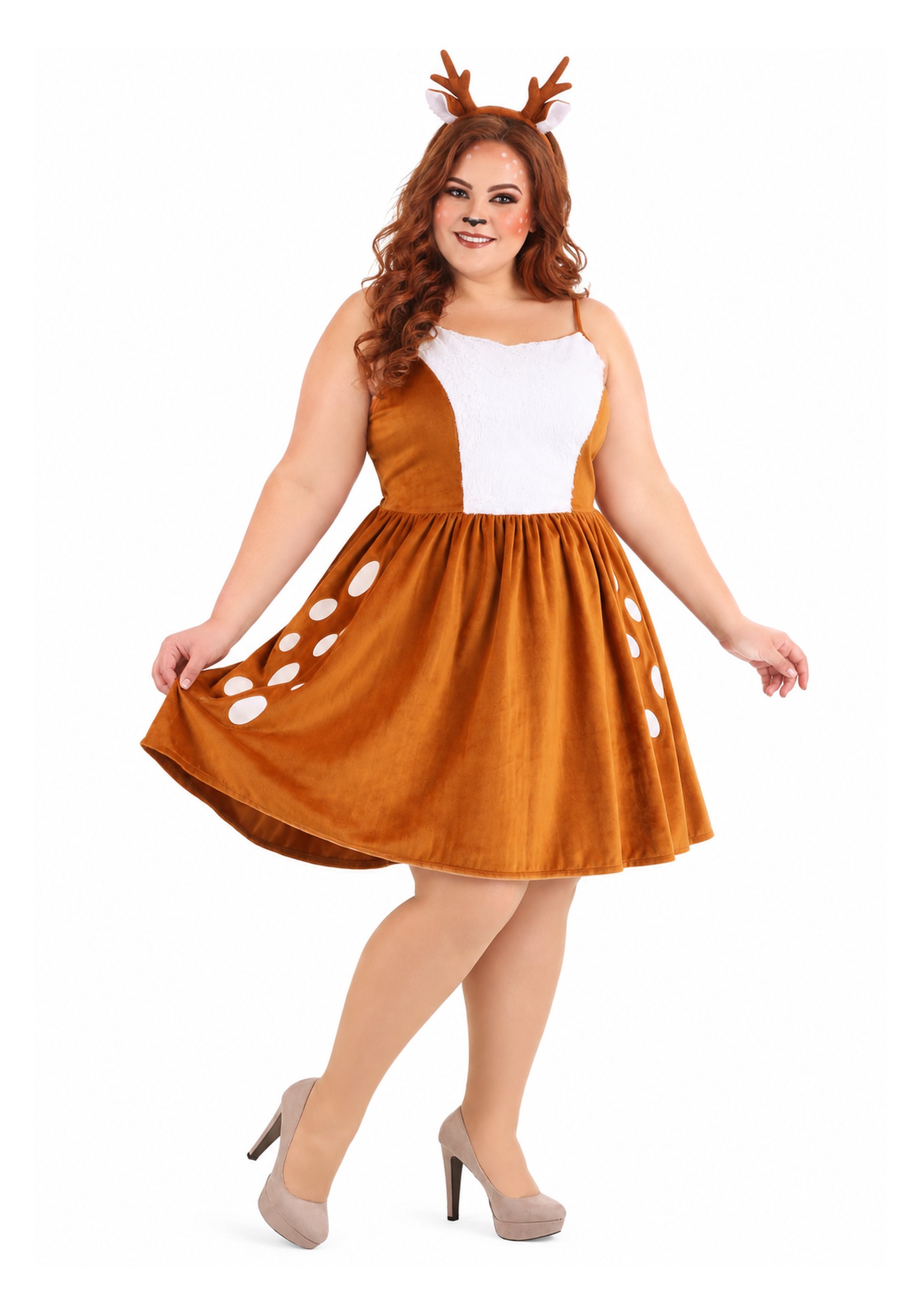 Dazzling Deer Plus Size Women's Fancy Dress Costume