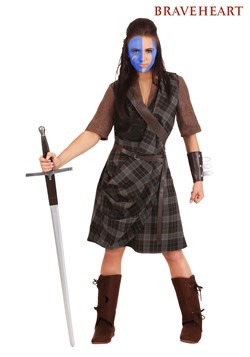 Women's Braveheart Warrior Costume