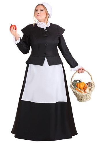 Plus Size Women's Thankful Pilgrim Costume