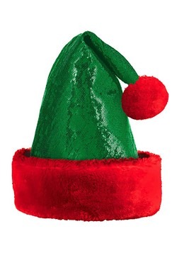Glitzy Sequined Elf Hat