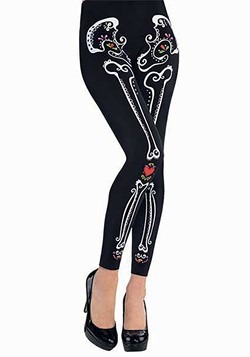 Adult Day of the Dead Leggings