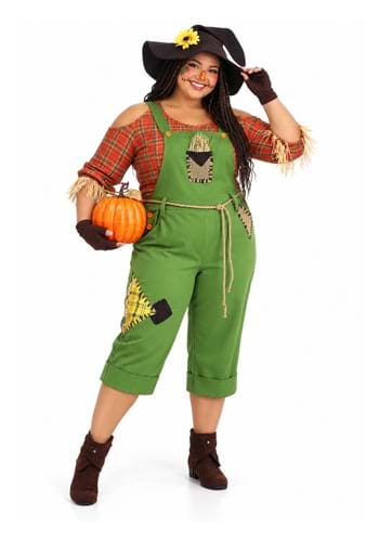 Womens Plus Size Scarecrow Costume New UPD 1