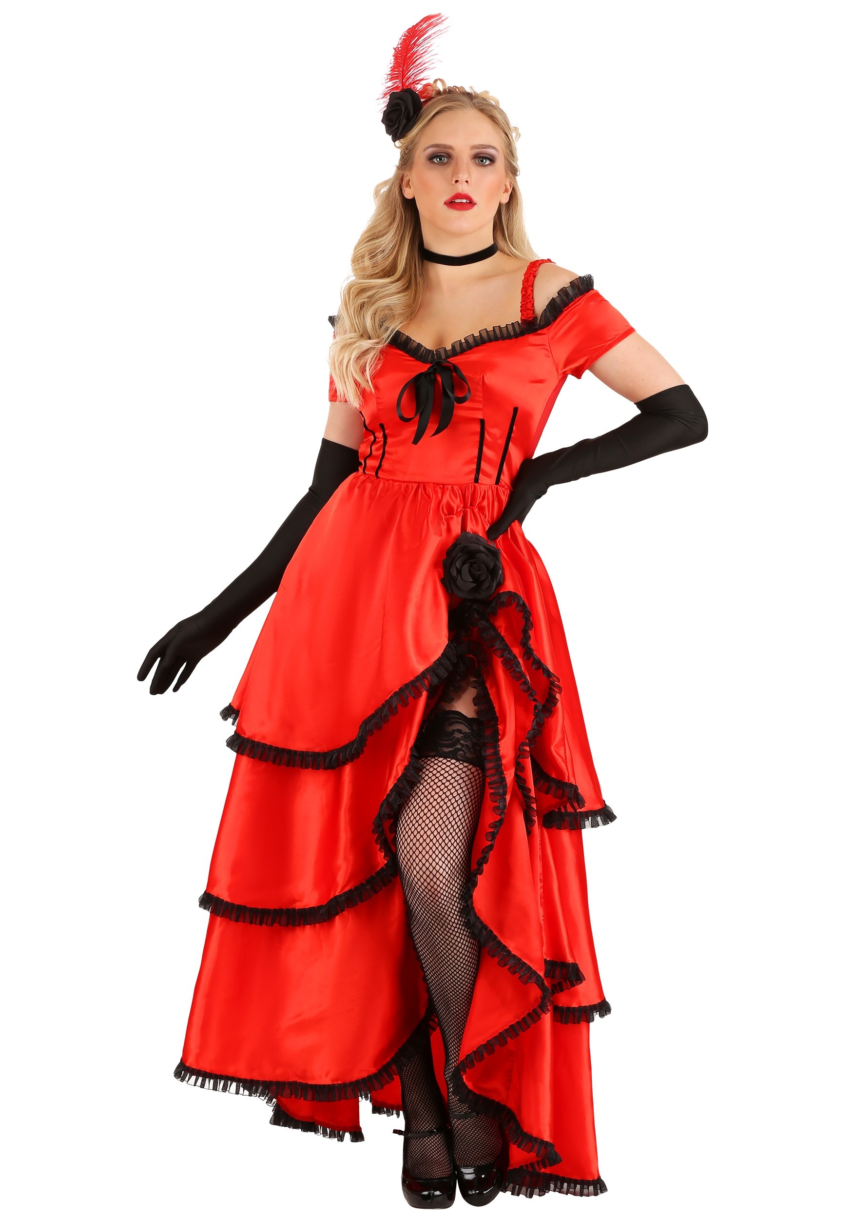 Sassy Showgirl Women's Fancy Dress Costume