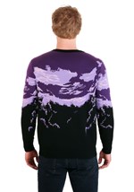 Witch's Moonlight Ride Ugly Halloween Sweater alt4