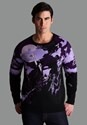 Witch's Moonlight Ride Ugly Halloween Sweater alt3