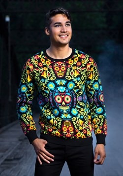 Sugar Skull Halloween Sweater alt1