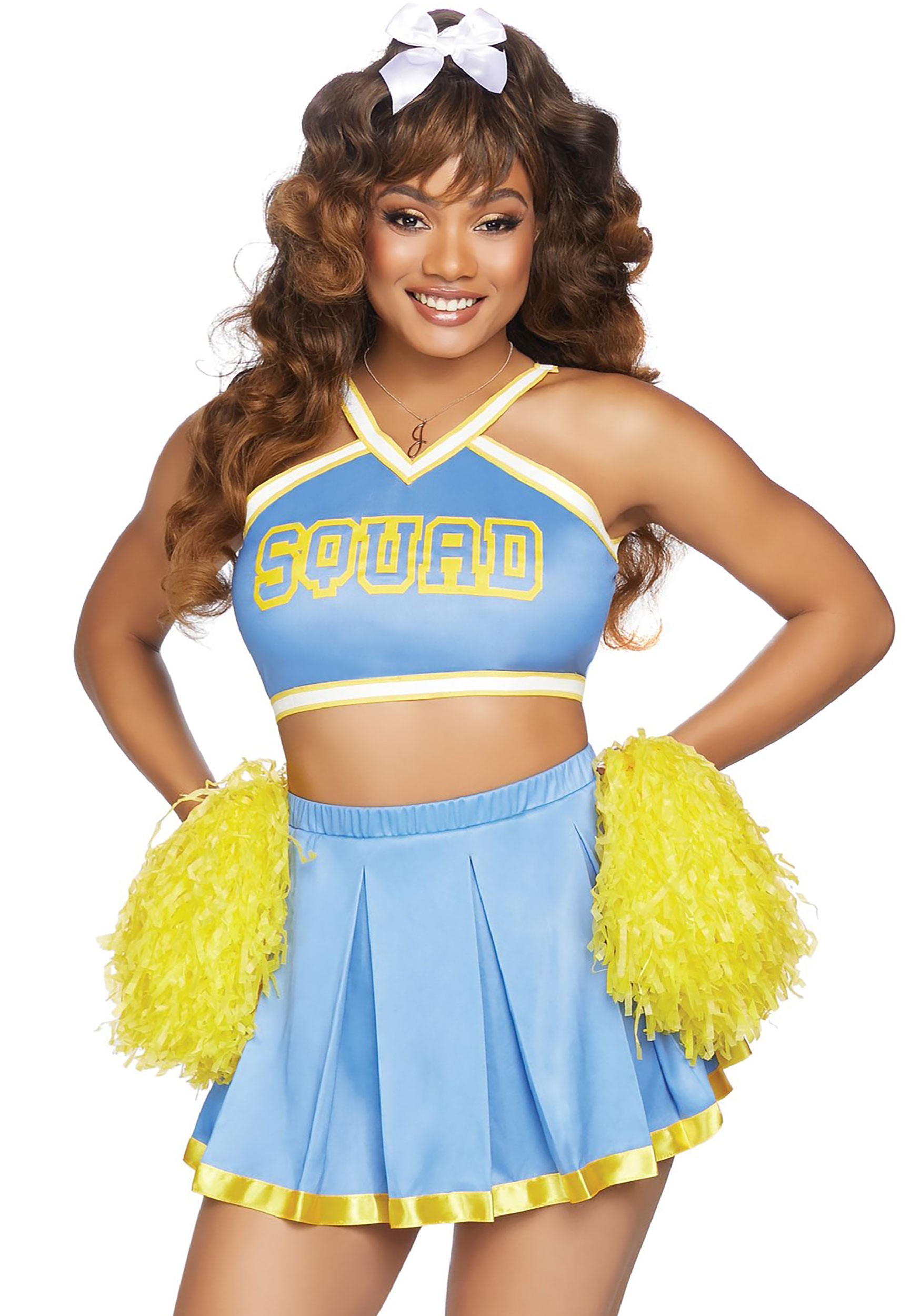 Cheer Squad Cutie Women's Fancy Dress Costume , Cheerleader Fancy Dress Costumes