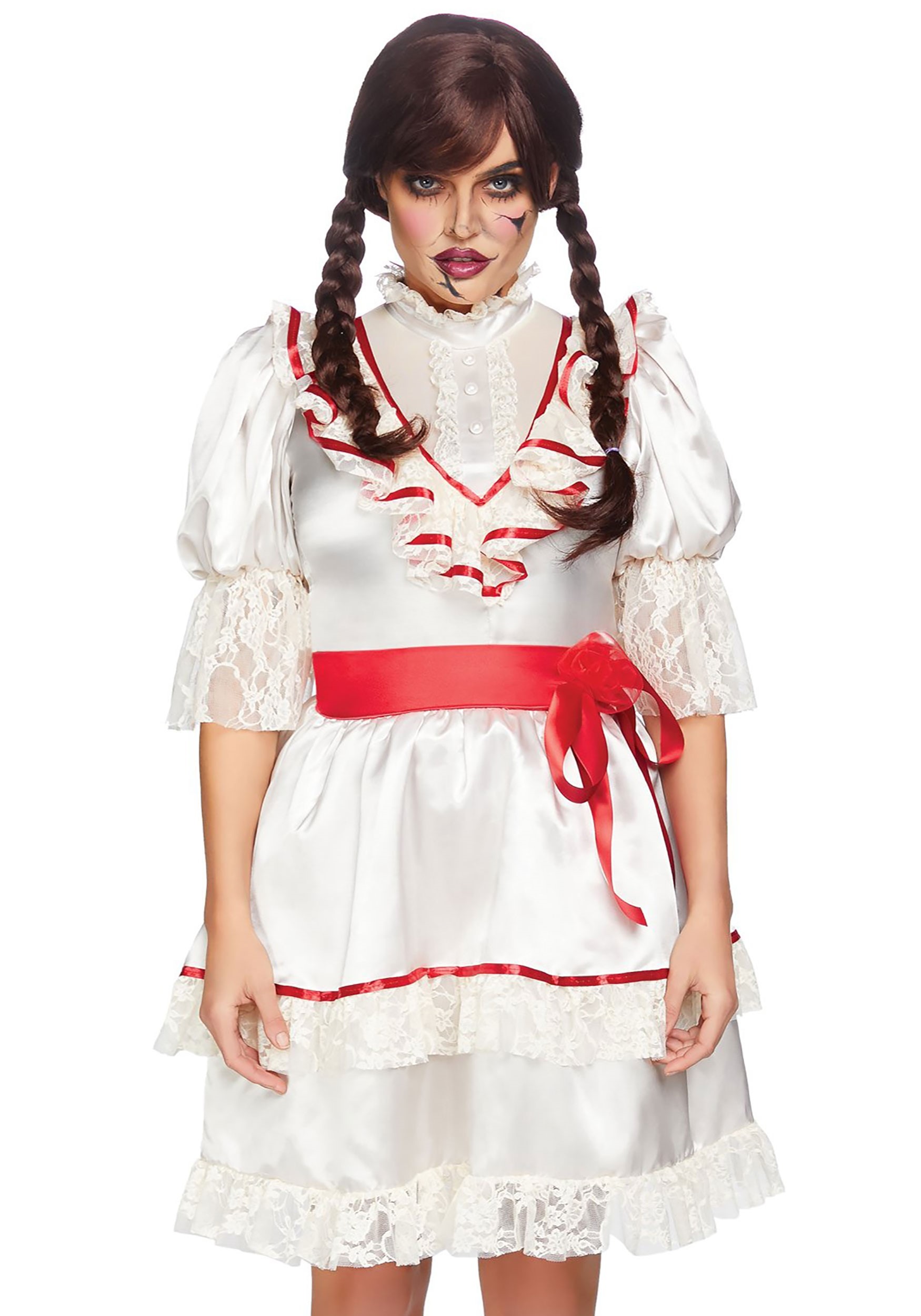 Haunted Doll Dress Women's Fancy Dress Costume