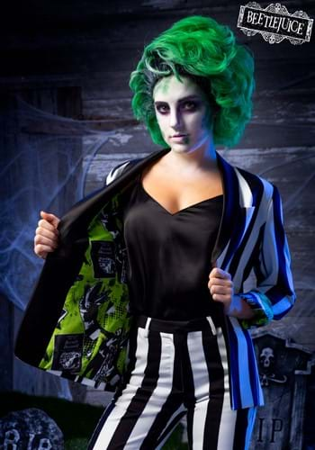 Womens Beetlejuice Blazer Halloween Main