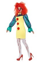 Women's Classic Horror Clown Costume Alt 1