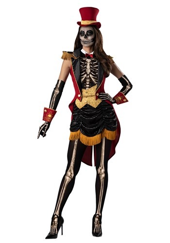 Women's Skeleton Ringmistress Costume