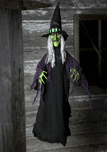 Animated Hanging Witch Prop