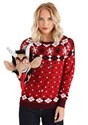 Adult 3D Krampus Head Unisex Ugly Christmas Sweater alt2