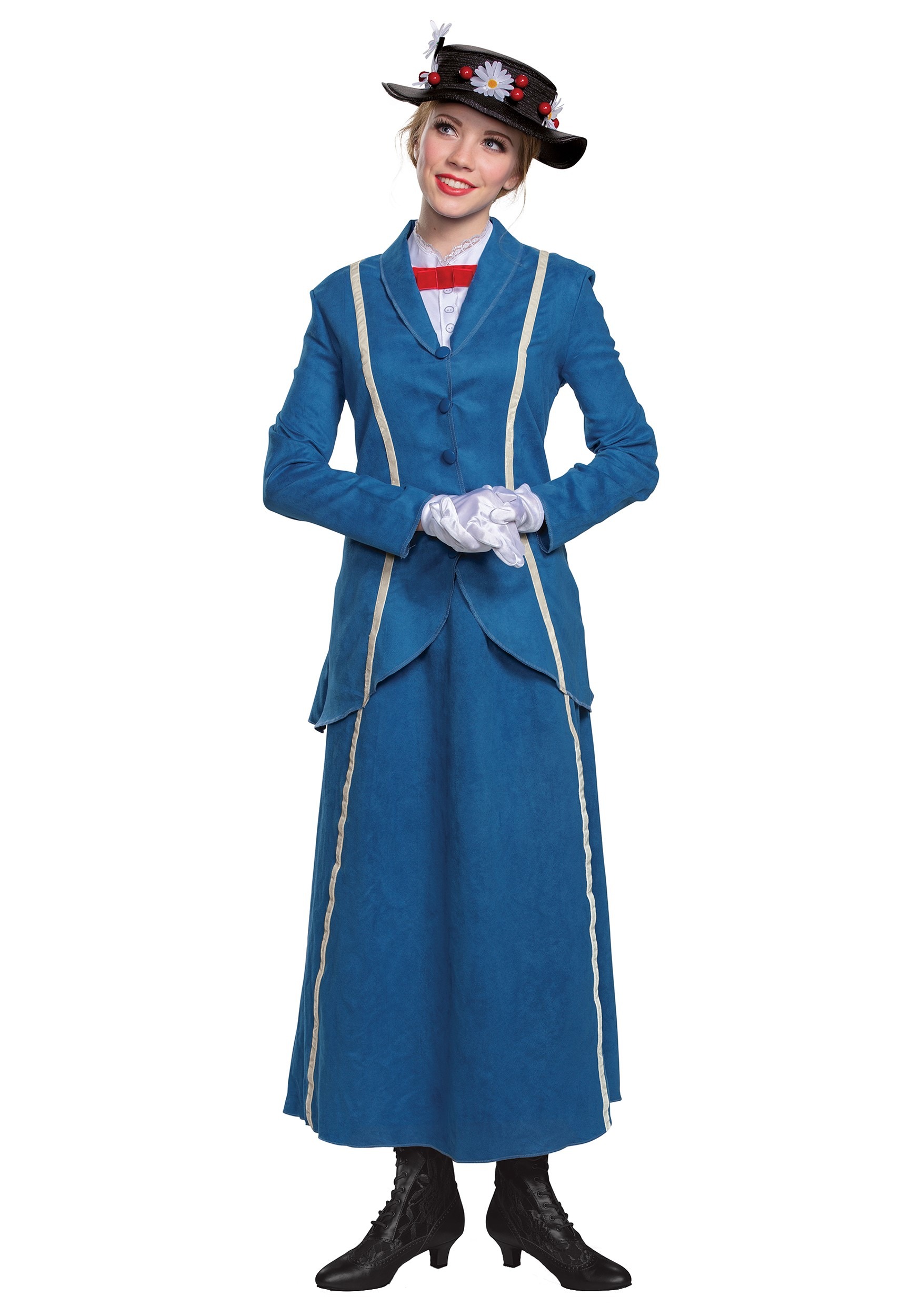 Photos - Fancy Dress Mary Poppins Disguise Limited  Women's Blue Coat  Costume Blue&# 
