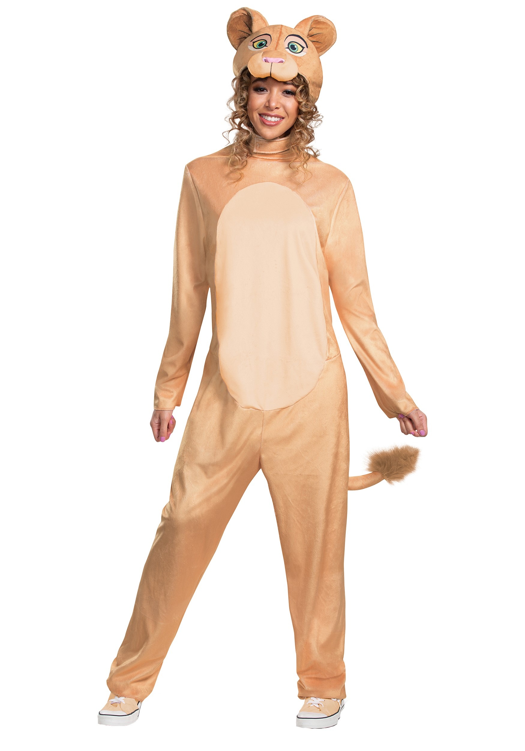 Disney Animated Lion King Nala Jumpsuit Fancy Dress Costume For Women