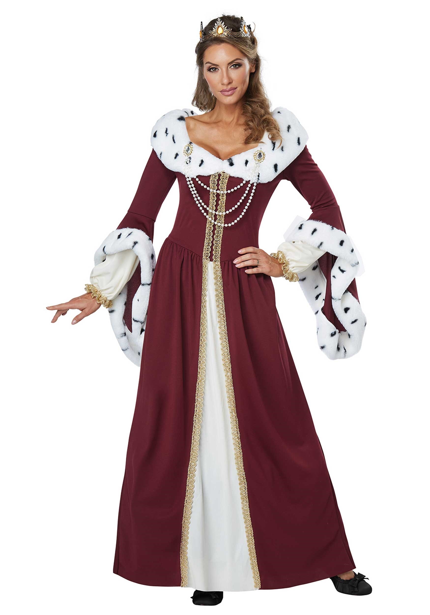 Royal Queen Fancy Dress Costume For Women