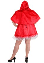 Plus Size Women's Sexy Little Riding Hood Costume Alt 6