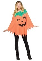 Women's Pumpkin Poncho