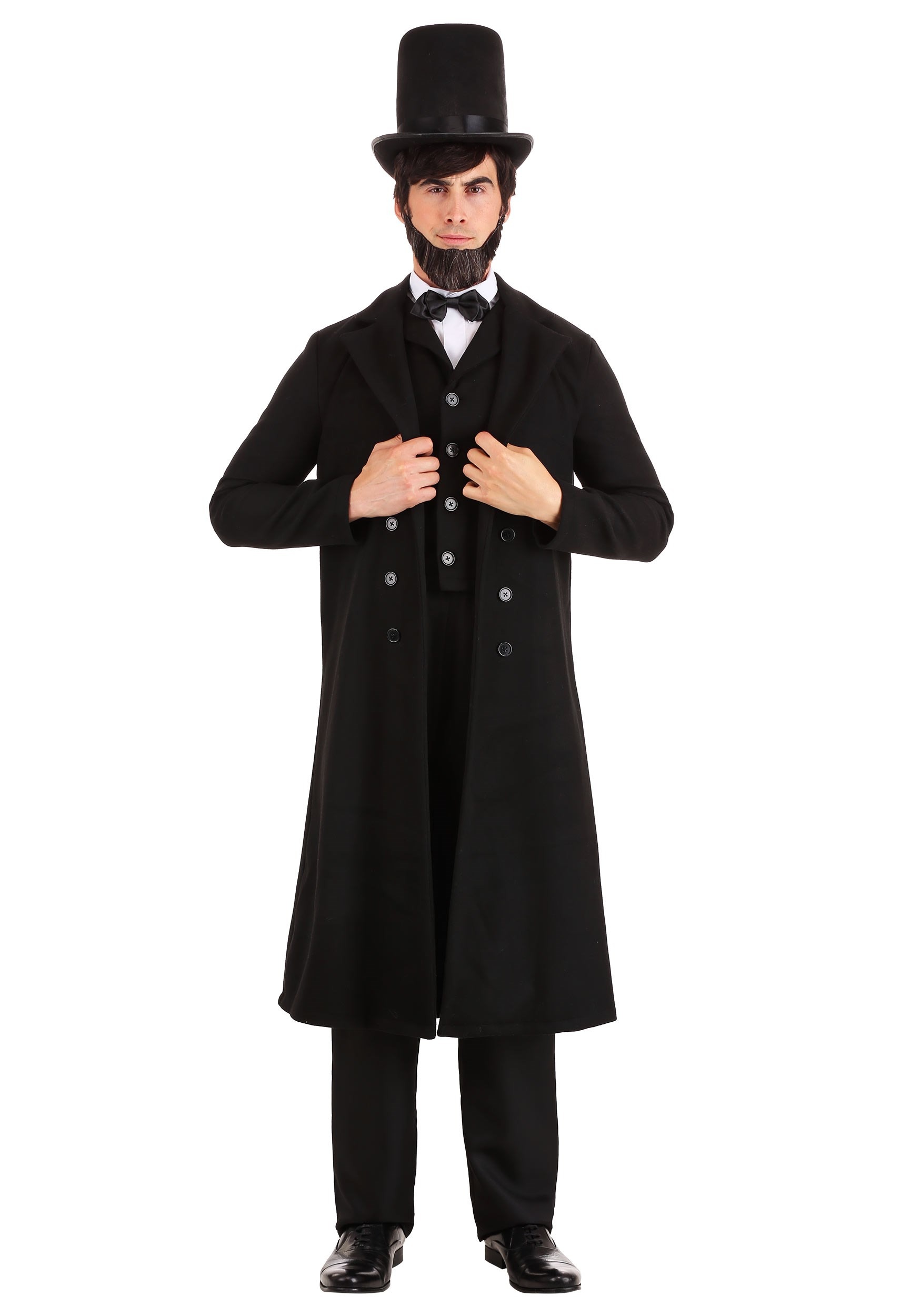 Photos - Fancy Dress President FUN Costumes Adults  Abe Lincoln  Costume Black 