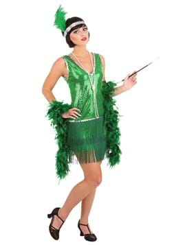 Womens Emerald Flapper Costume