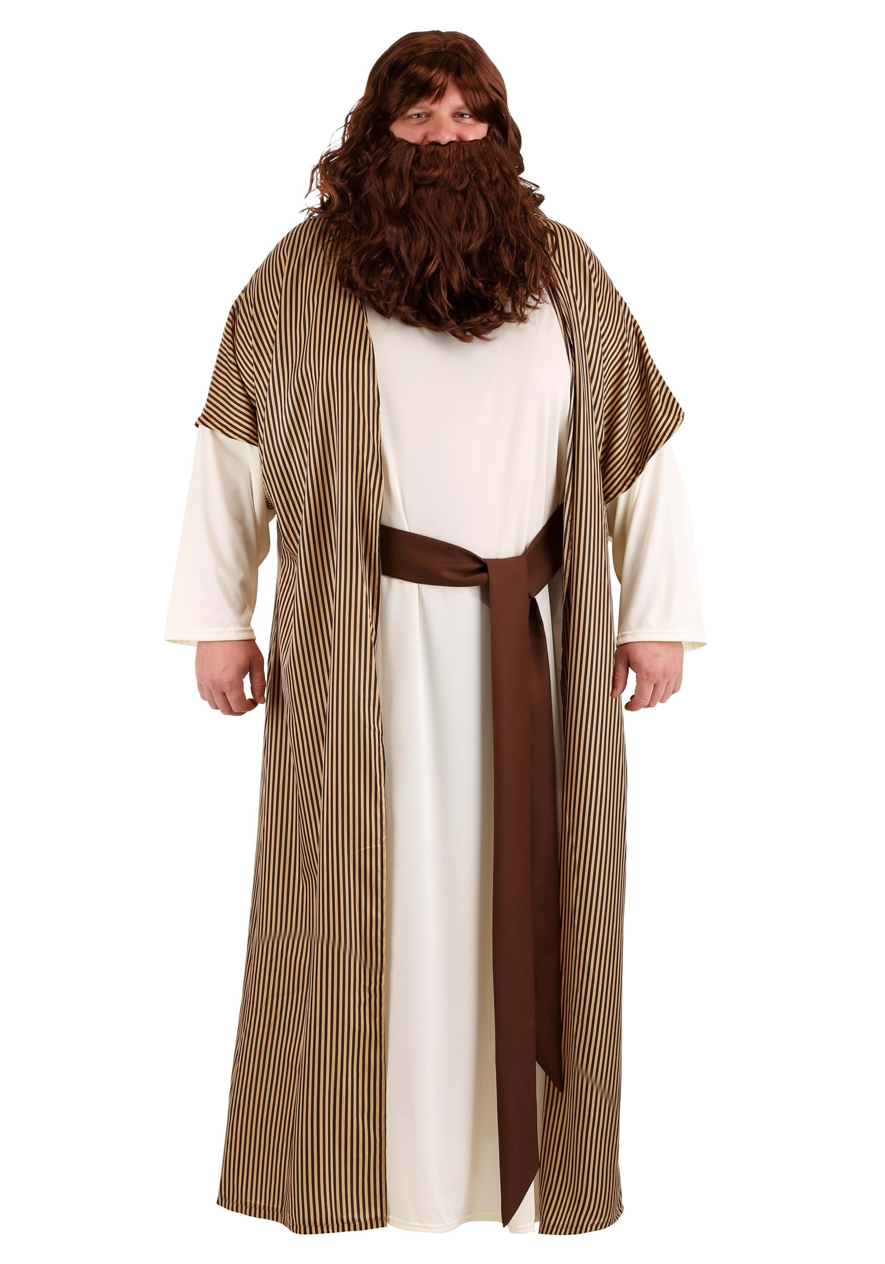 Plus Size Men's Nativity Joseph Fancy Dress Costume