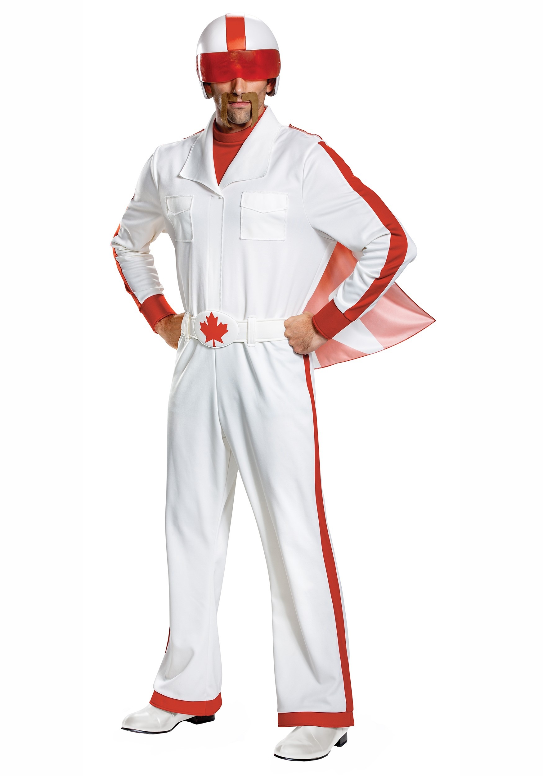 Photos - Fancy Dress Duke Disguise  Caboom Toy Story Adult Deluxe  Costume Red/Wh 