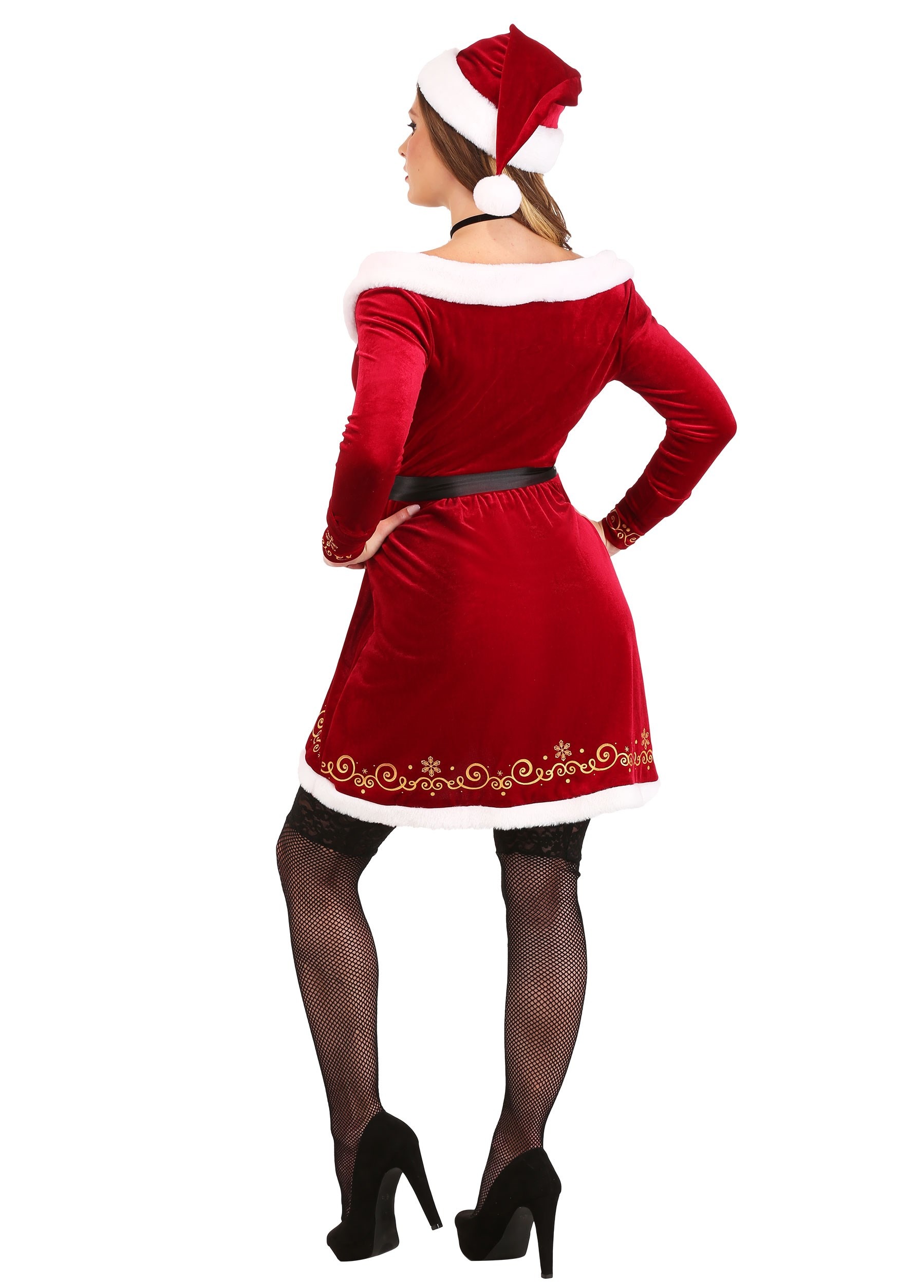 Sexy Mrs. Claus Fancy Dress Costume For Women