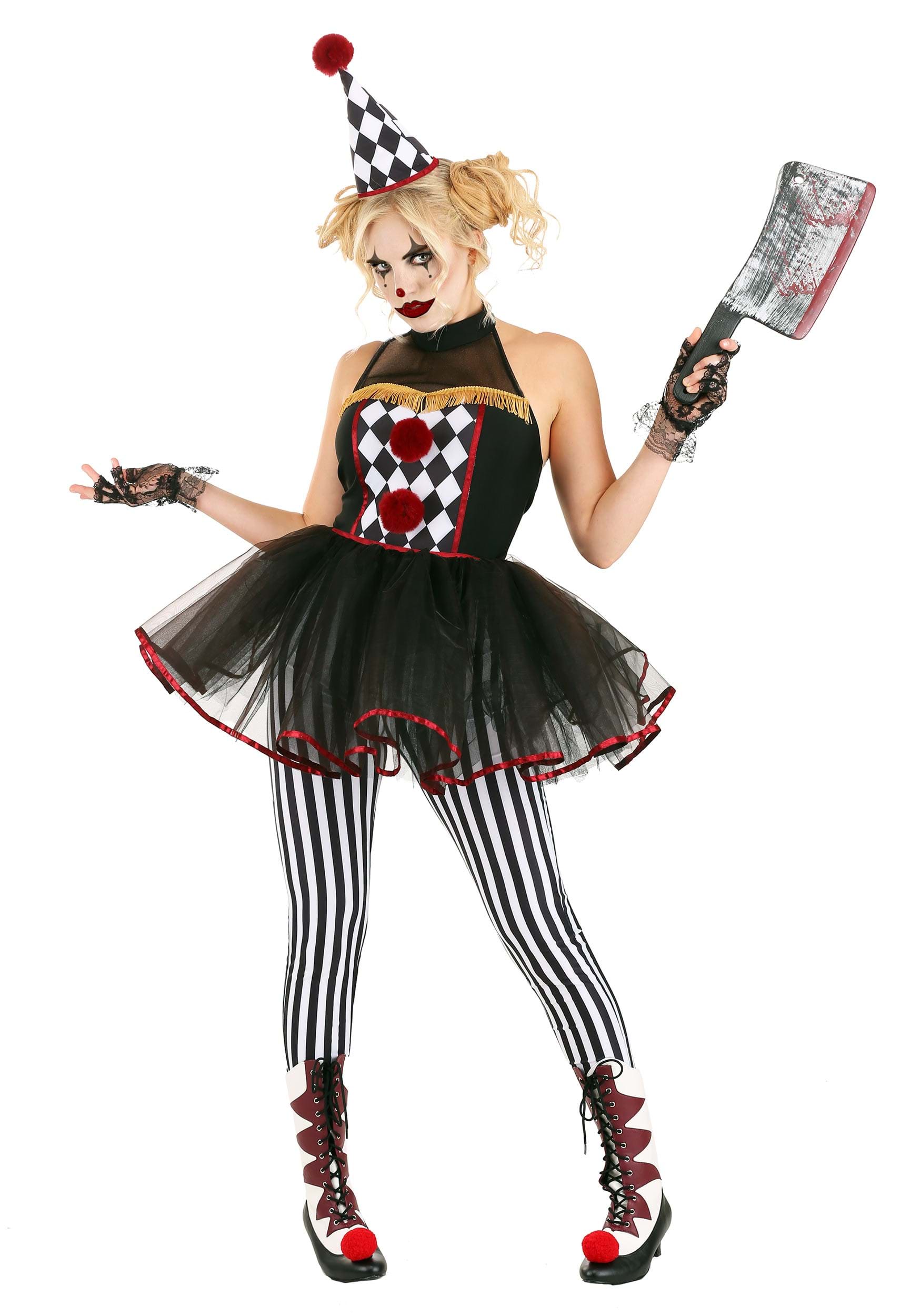 Twisted Clown Womens Costume 7270