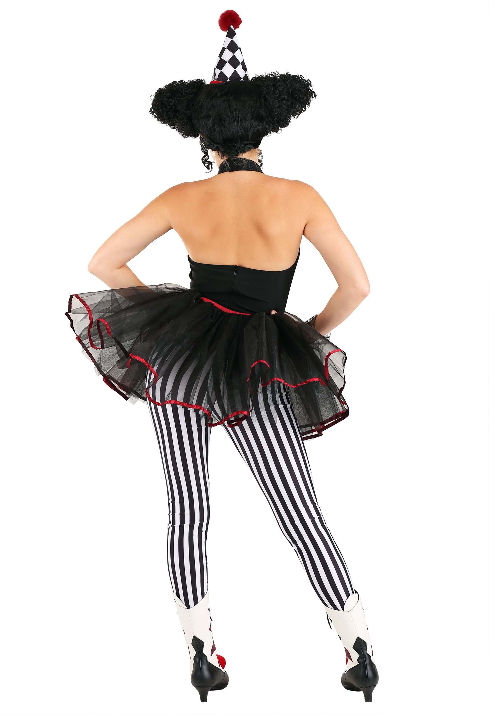 Twisted Clown Women's Fancy Dress Costume