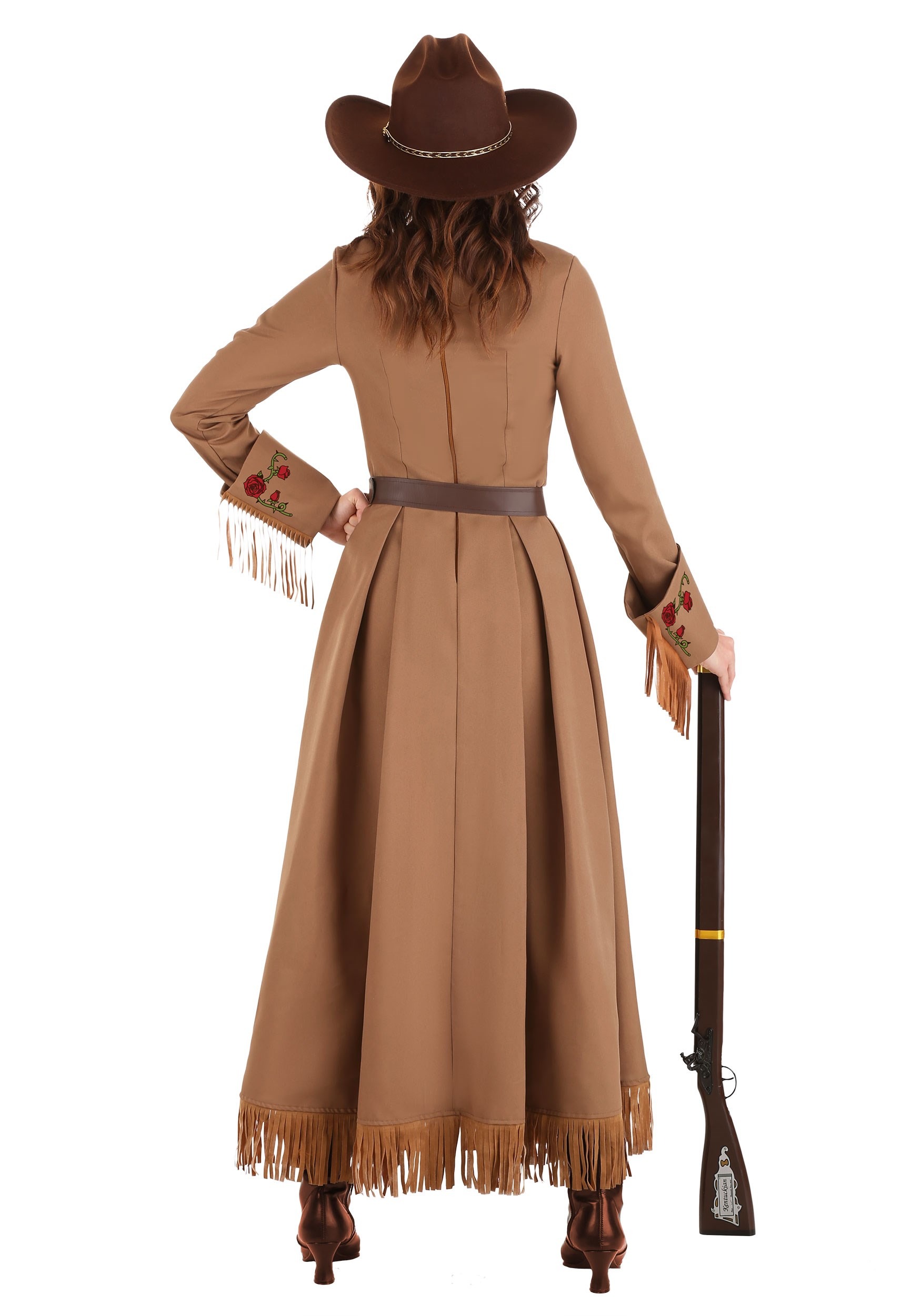 Annie Oakley Cowgirl Fancy Dress Costume For Women , Historical Figure Fancy Dress Costumes