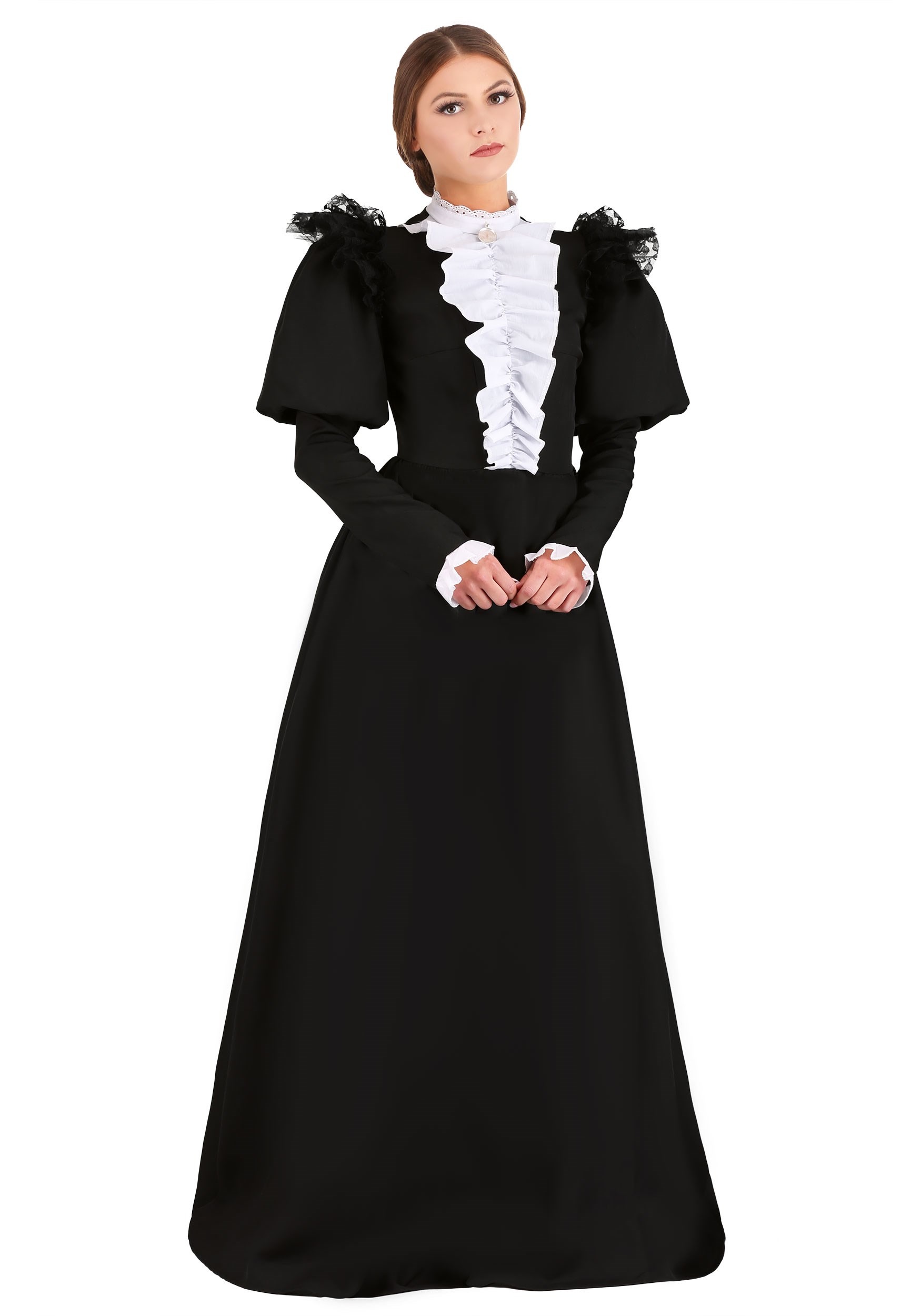Photos - Fancy Dress Anthony FUN Costumes Susan B.   Costume for Women Black/Whit 