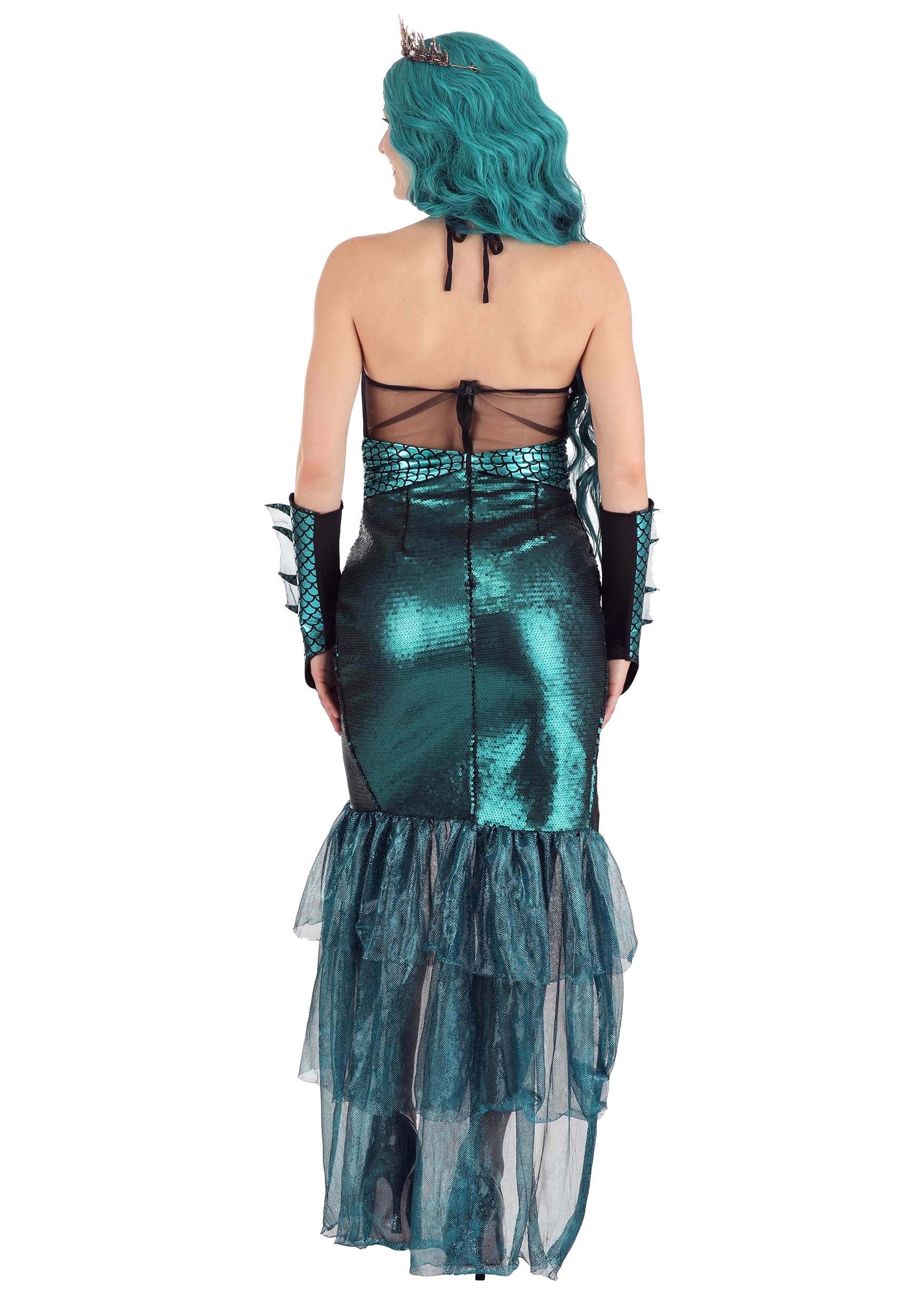 Deep Sea Mermaid Women's Fancy Dress Costume