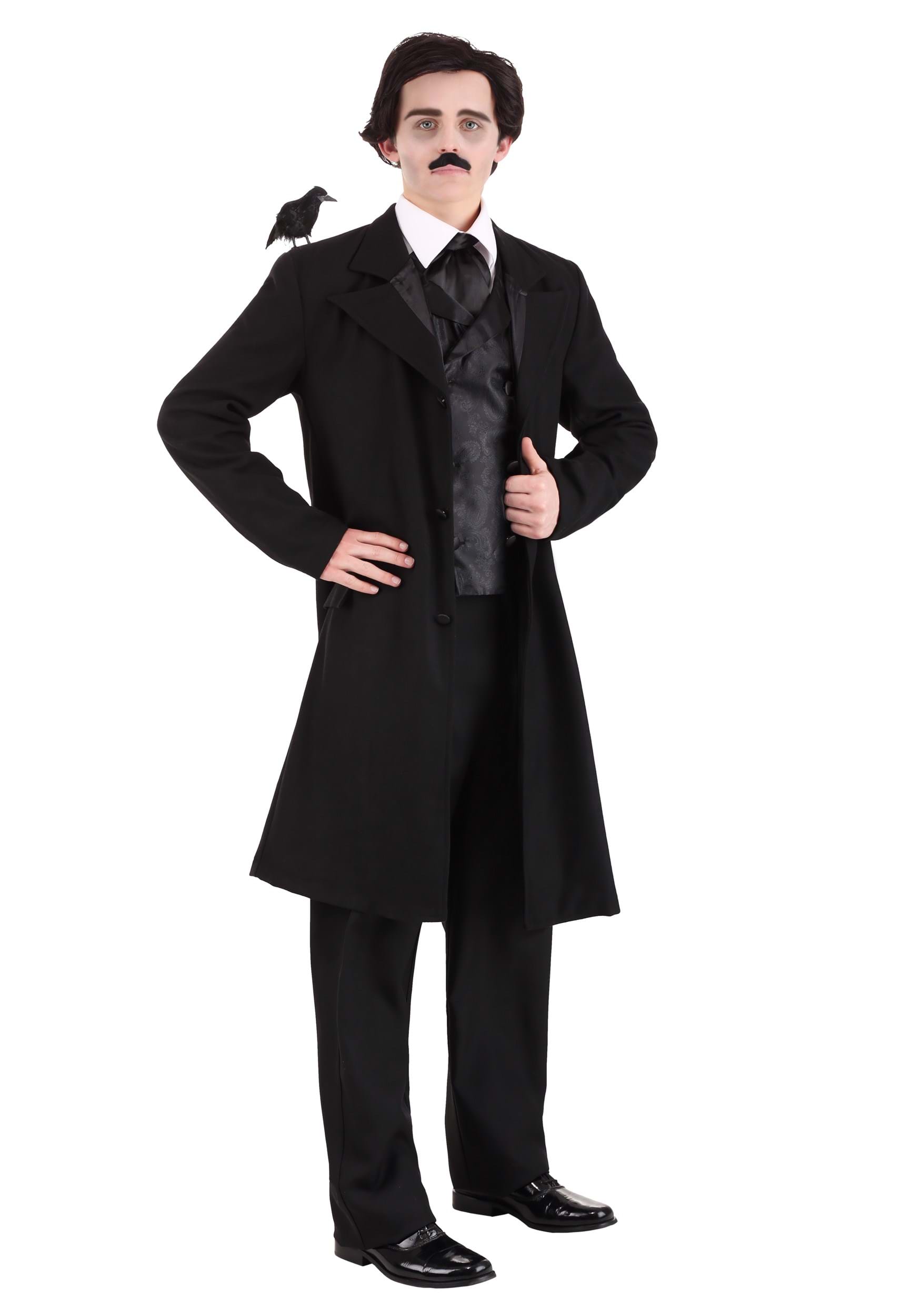 Photos - Fancy Dress Fancy FUN Costumes Edgar Allan Poe Men's  Dress Costume Black 