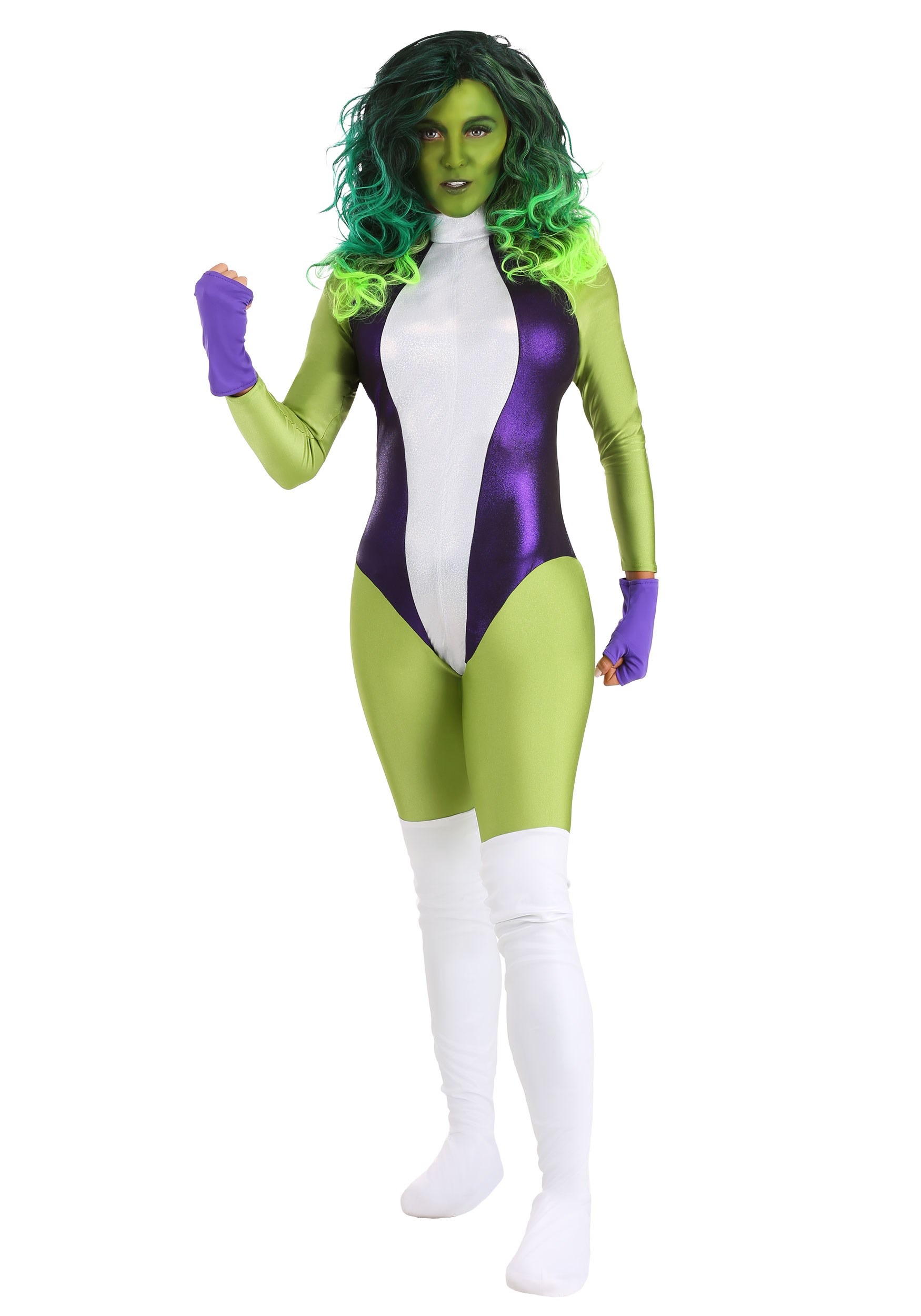 She Hulk Deluxe Women's Costume. the hulk halloween costume. 