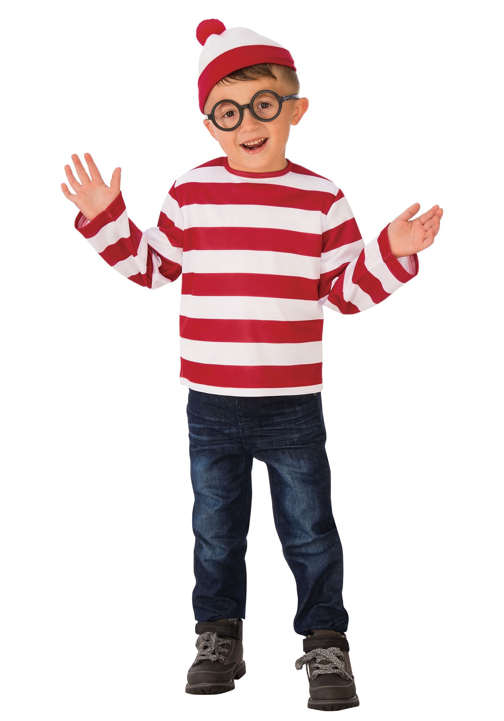 Where's Waldo Kid's Fancy Dress Costume
