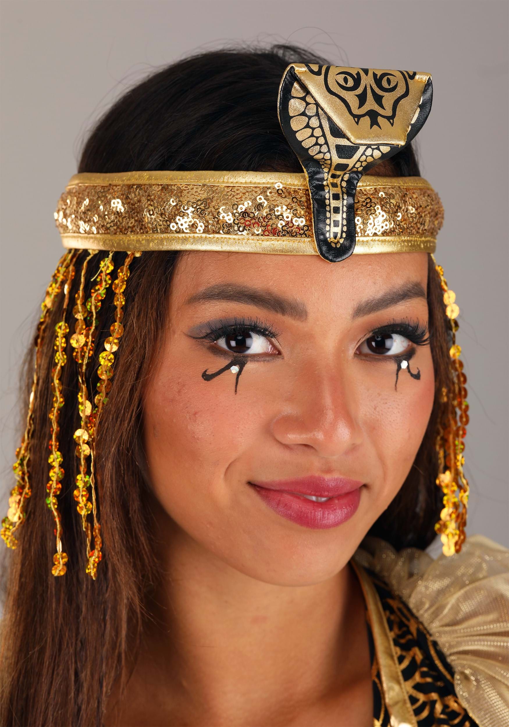 Woman's Commanding Cleopatra Fancy Dress Costume