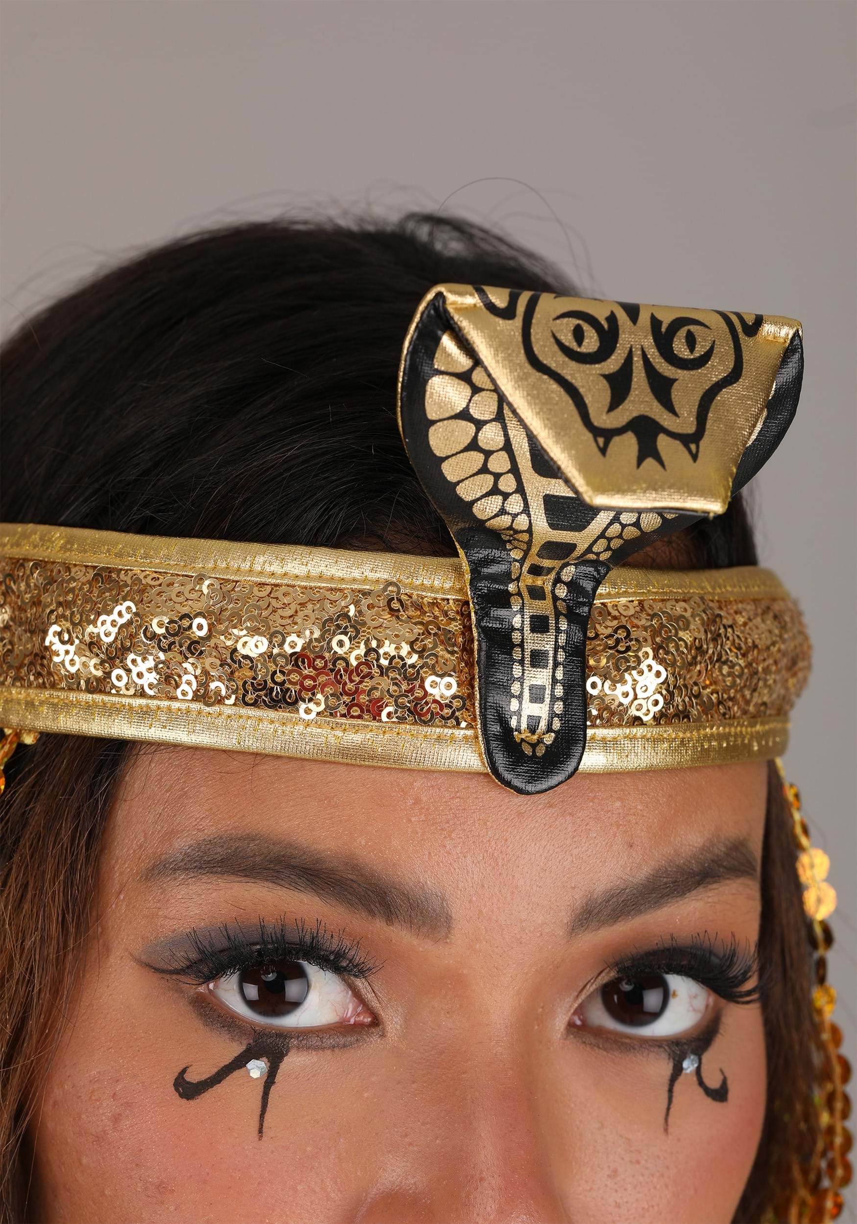 Woman's Commanding Cleopatra Fancy Dress Costume