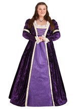 Plus Size Women's Regal Maiden Costume Alt 2
