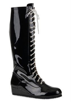 Men's Black Wrestling Boot