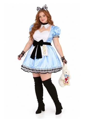 Plus Size Alluring Alice Costume Women UPD 1
