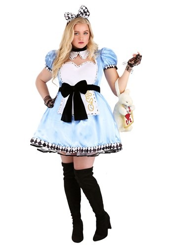 Plus Size Women's Alluring Alice Costume