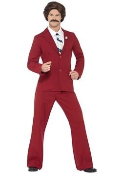 Anchorman Adult Ron Burgundy Costume