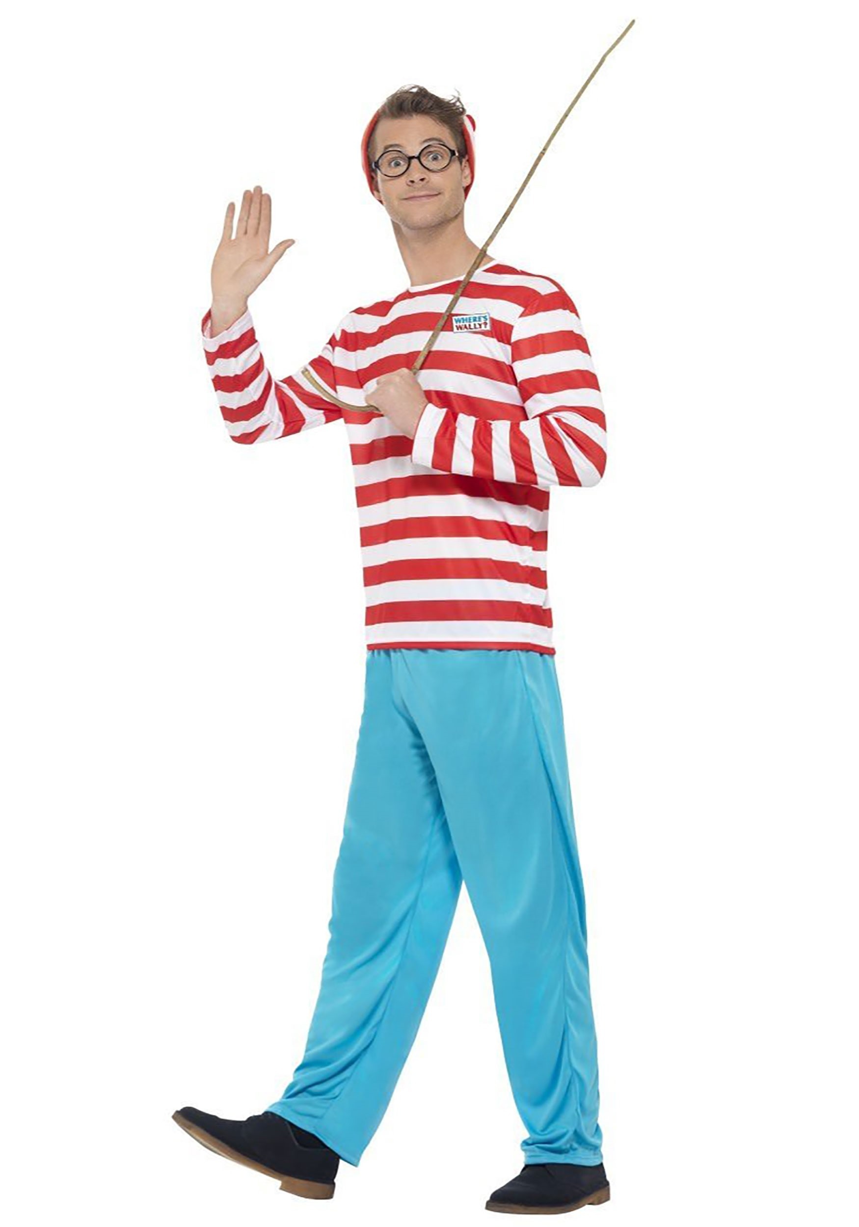 Adult Wally Costume Where's Wally?