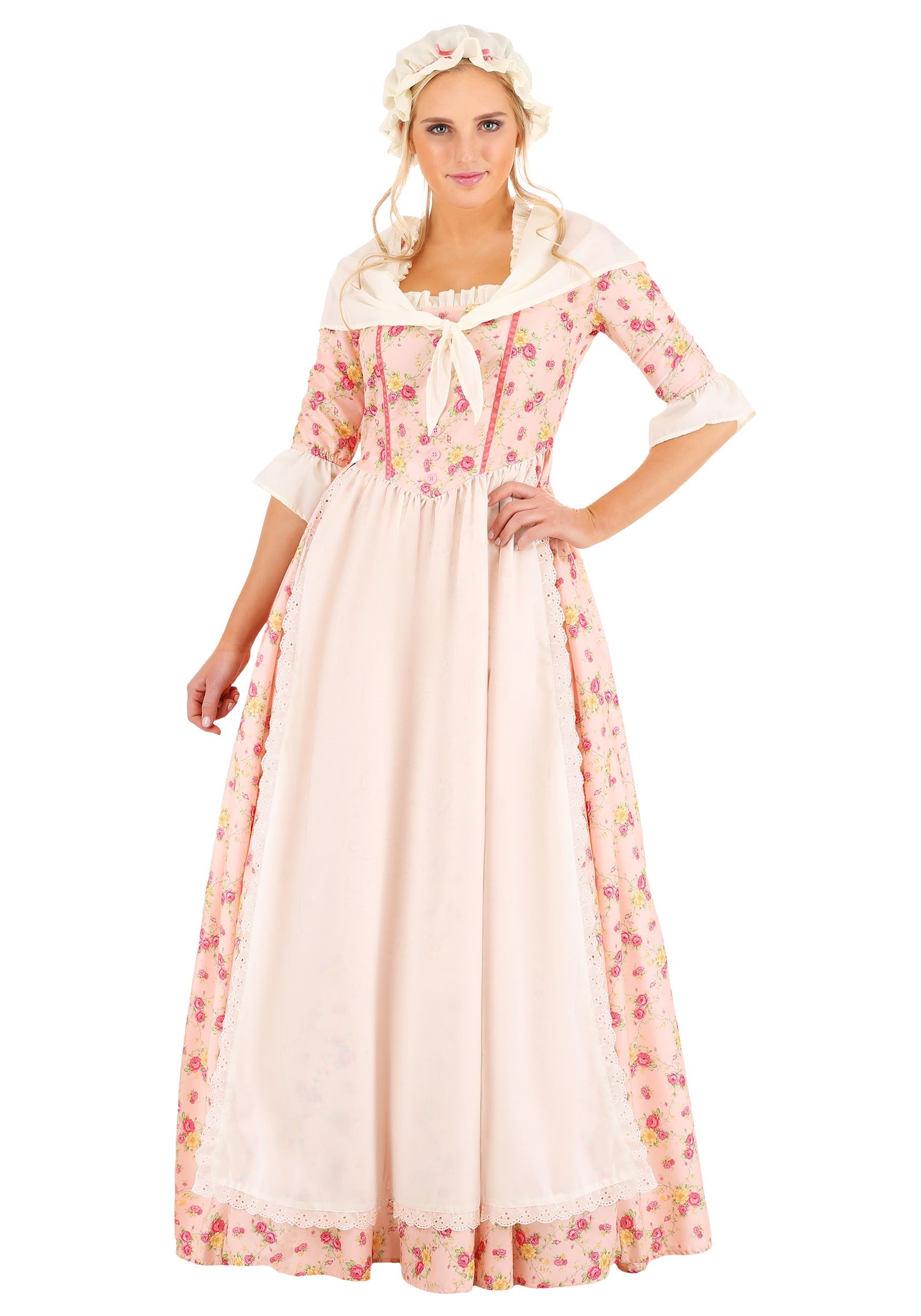 Colonial Dress Women's Fancy Dress Costume