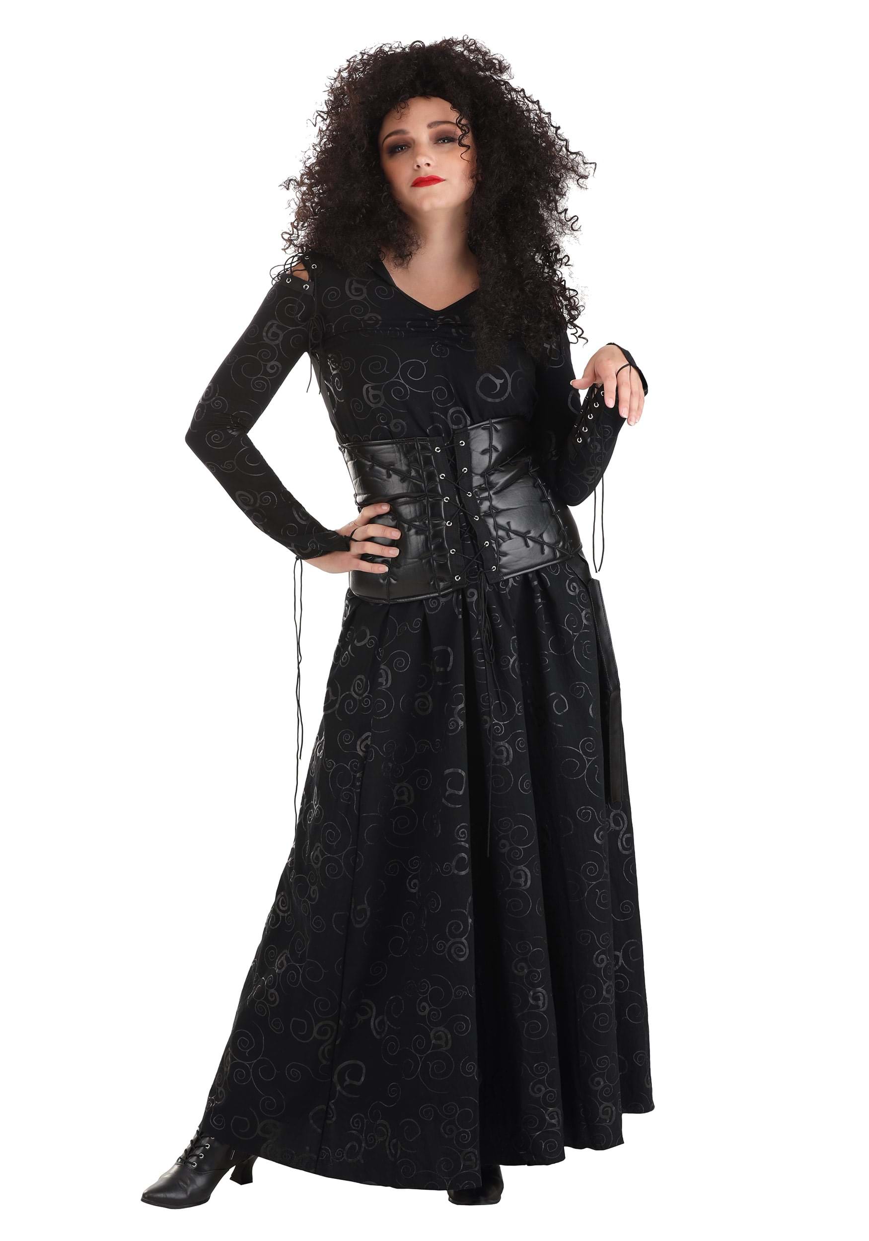 Harry Potter Series Women's Deluxe Bellatrix Fancy Dress Costume