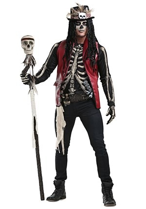 Plus Size Voodoo Doctor Costume for Men