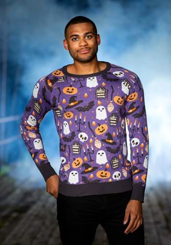 Adult's Halloween Mischief Sweater Alt 6