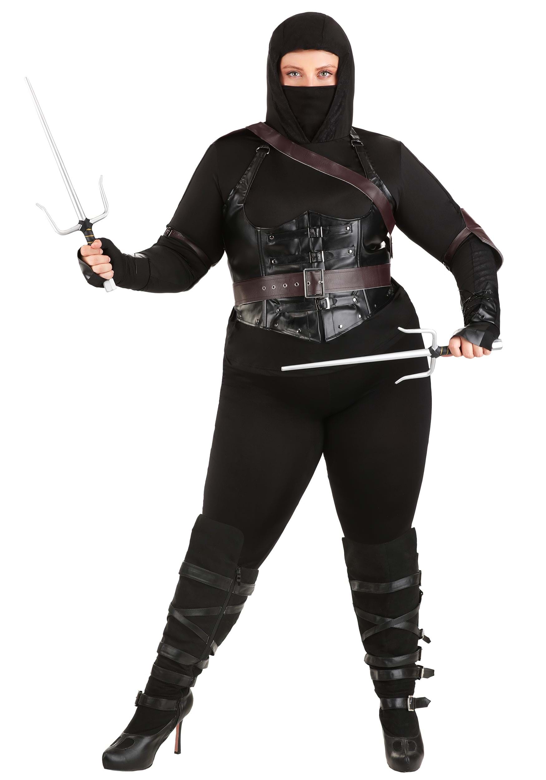Plus Size Women's Ninja Costume